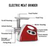 Electric Meat Grinder Mincer Sausage Stuffer Maker Filler Machine Food Processor Meat Slicer for Pie Patty 2800W 220V