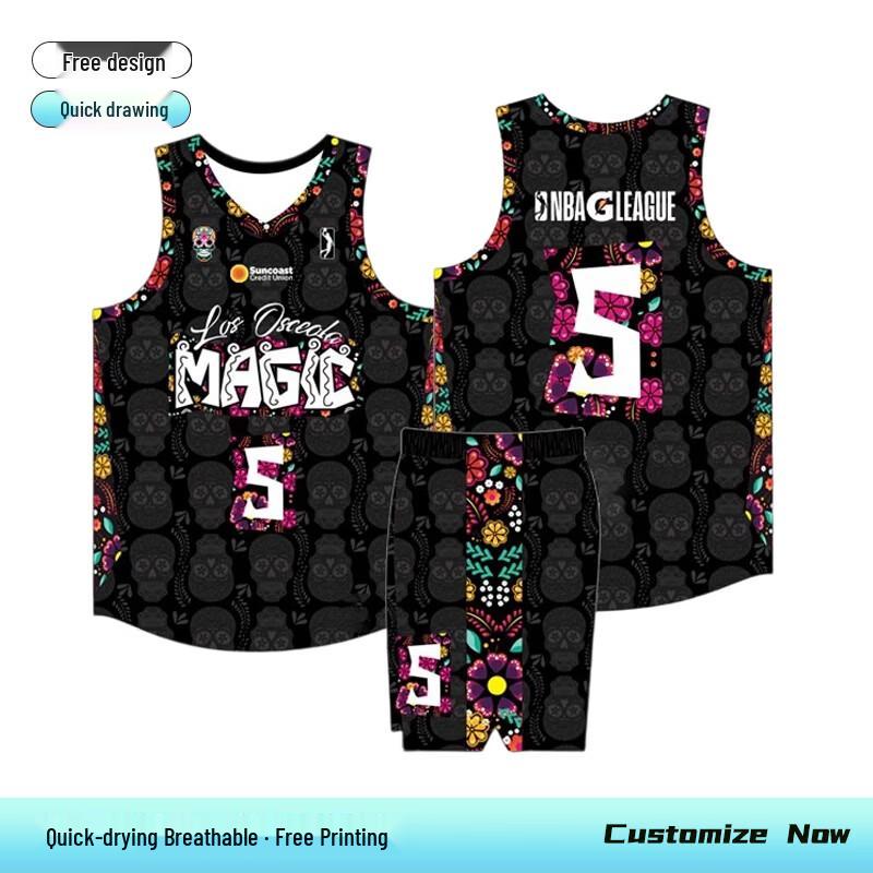 Men's Custom American Style Basketball Jersey Set