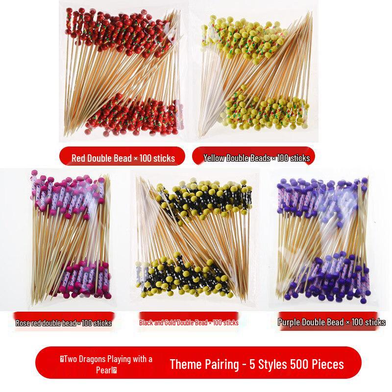 Creative Bamboo Fruit Skewers
