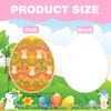 New Style, Easter Themed, Single-sided Paper, Easter Egg Decoration, Party Scene Arrangement, Decorative Pendant Supplies