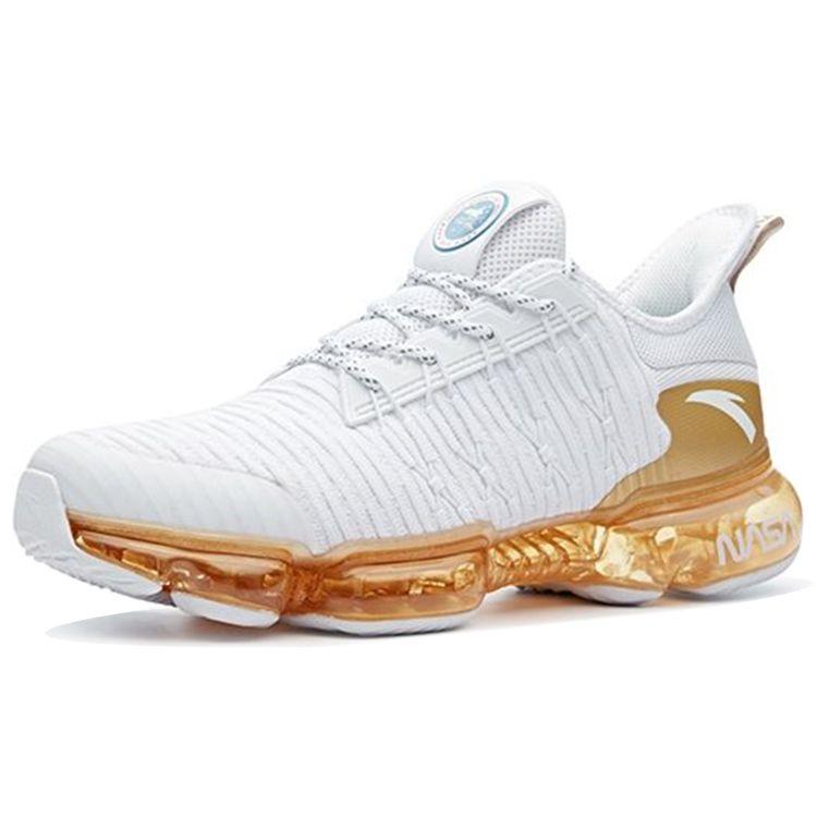 Anta NASA X SEEED Comfortable Fabric Synthetic Leather Shock Absorbing Non-Slip Breathable Lightweight Rebound Low-Top Running Shoes 91835500-6