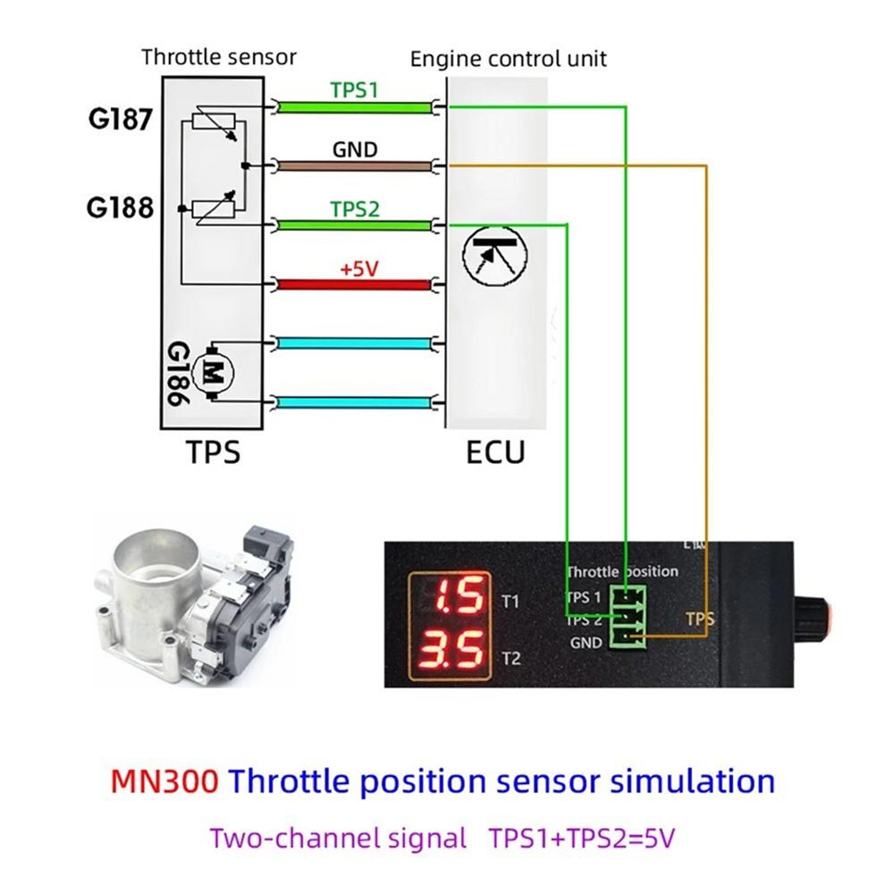 Automotive Sensor Tester MN300 with Adjustable Analog Outputs for Sensors