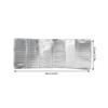 MultiFunctional Splash Cover for Kitchen and Outdoor Use Heat Resistant Aluminum Foil Three Sided Structure Panel