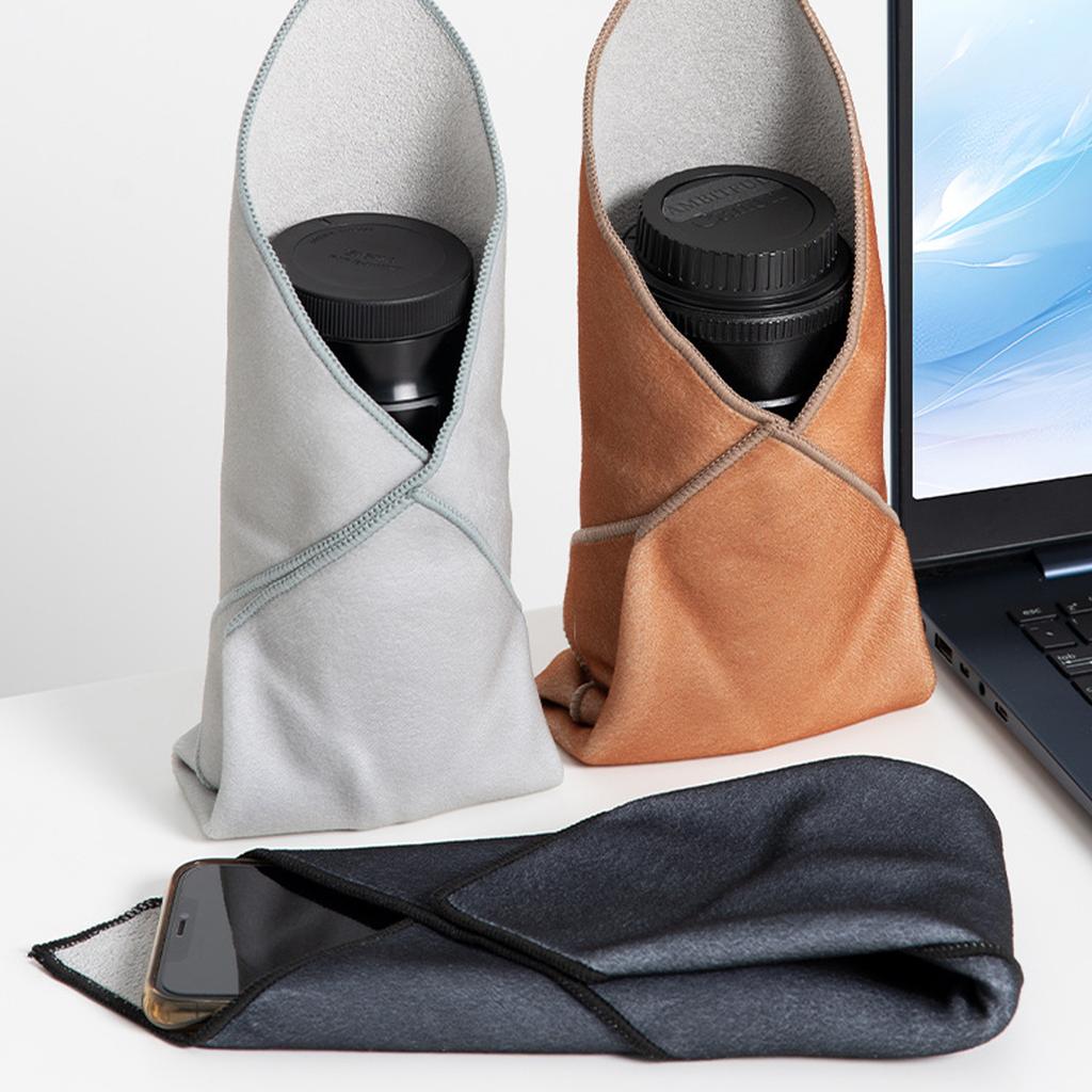 Protective Camera Wrap 30x30cm Adhesive Protective Cloth for DSLR Lens and Mobile Devices Scratch Resistant