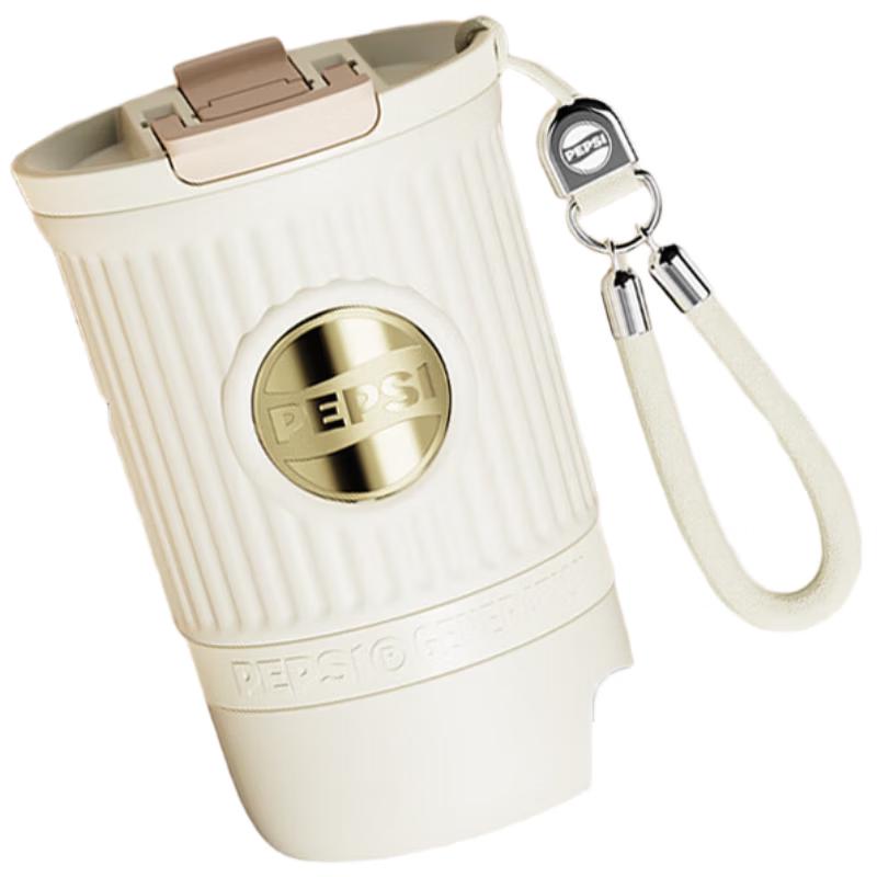 Pepsi 316 Stainless Steel Insulated Mug with Straw