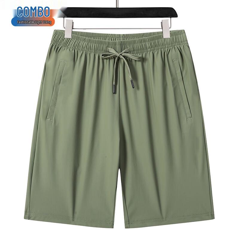 Men s Ice-Feel Quick-Dry Casual Shorts 4XL