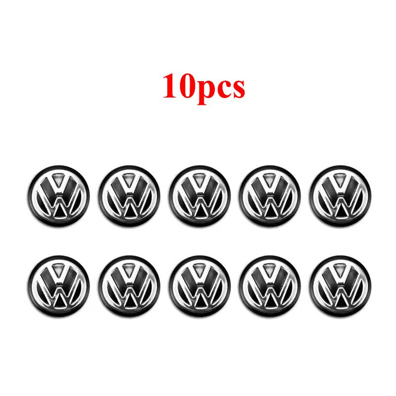 Pro VW Volkswagen Jetta MK5 Golf 14mm Znak na klíč od auta Samolepka Logo na dálkový ovladač klíče Pro Volkswagen VW Golf GTI Passat Tiguan Arteon