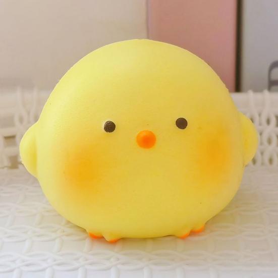 Slow Rebound Toy Sticky Bread Stress Relief Squeeze Ball Soft PU Foam Toy for Adults Kids Sensory Fidget Tool Concentration