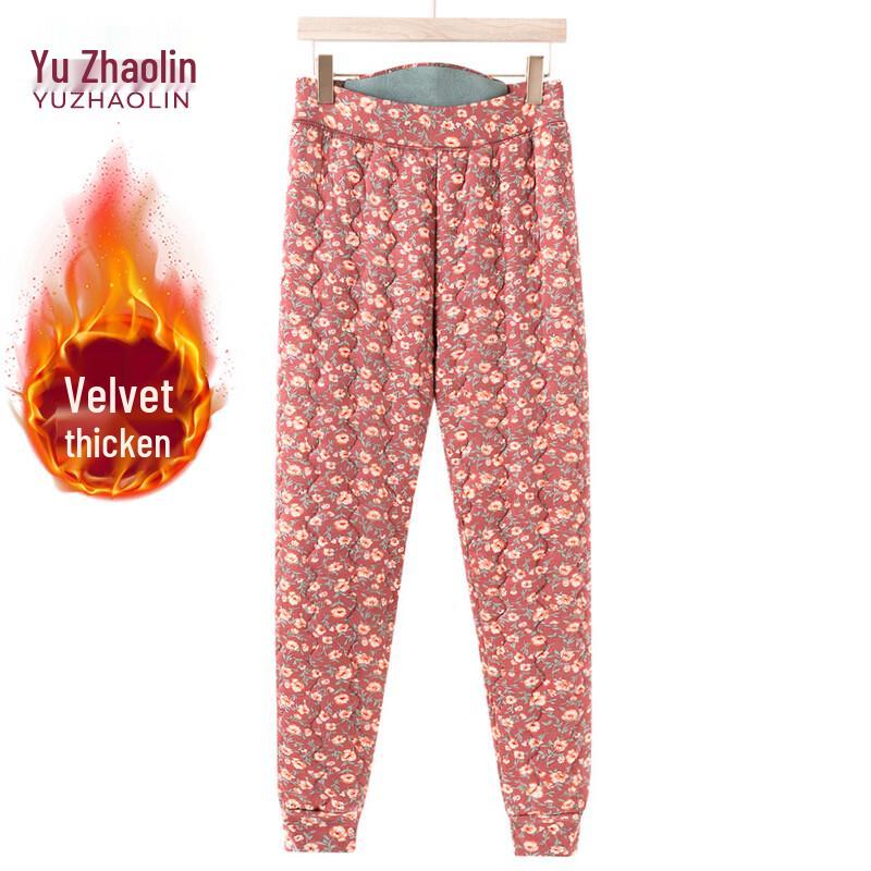 YUZHAOLIN Women s Plus Size High-Waist Thermal Leggings 4XL
