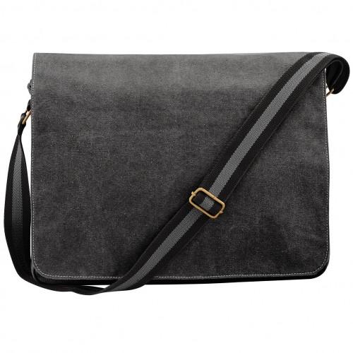 

Quadra Vintage Canvas Despatch Bag - 14 Litres One Size