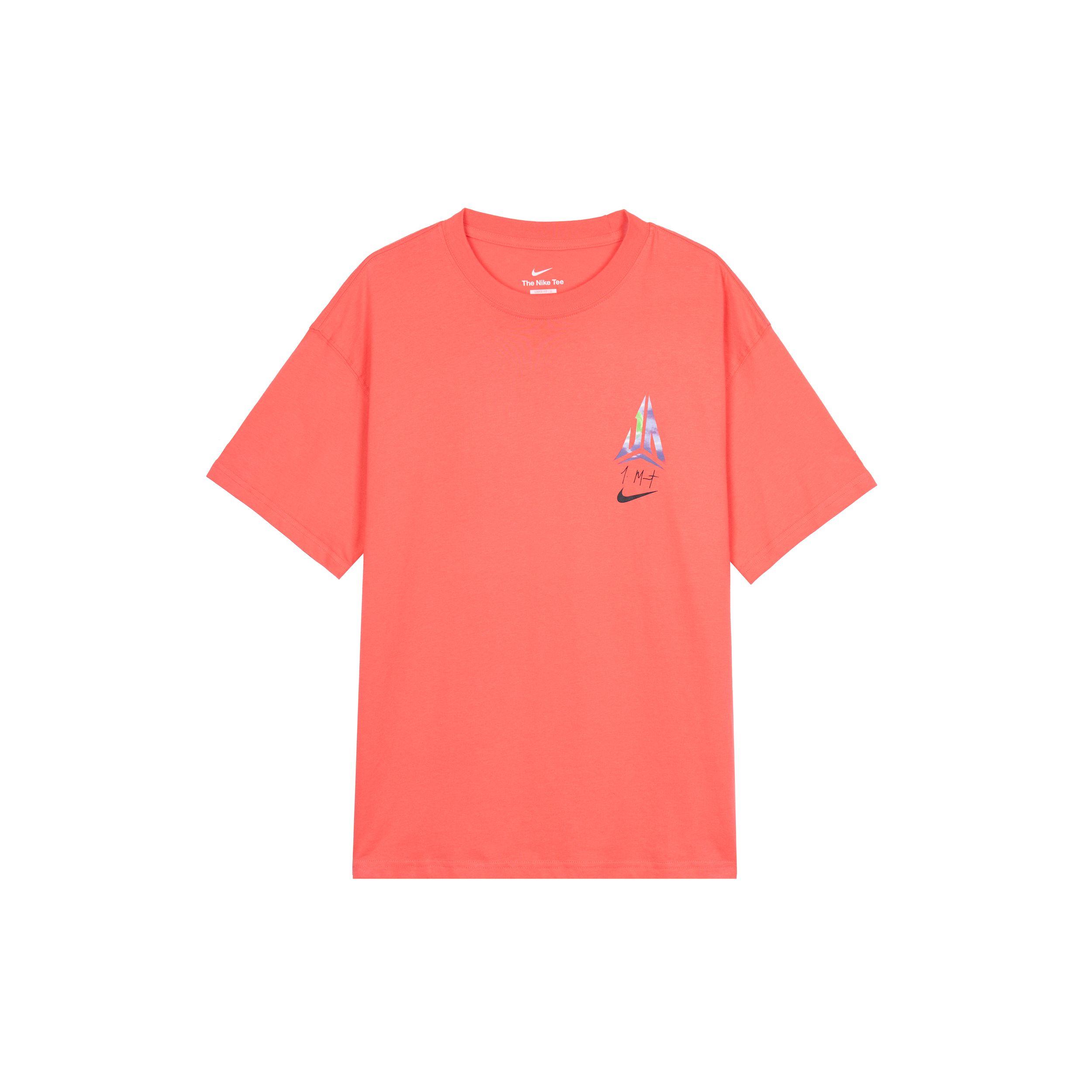 

Nike Ja Max90 Basketball T-Shirt Ember Glow FJ2320-850 XXL