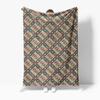 Bohemian Kilim Tribal Pattern Flannel Printed Blanket Suitable For All Seasons Suitable For Living Room Office Sofa And Travel