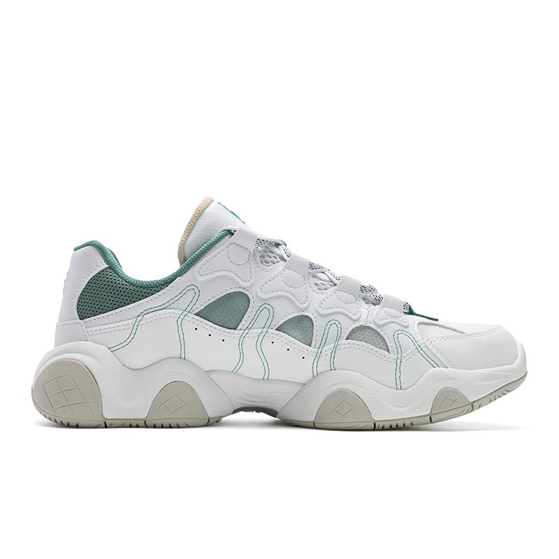 New FILA Cushioning, Abrasion Resistant, Breathable, Coverage, Support Low Top Running Shoes Men's White F12M532165FWA