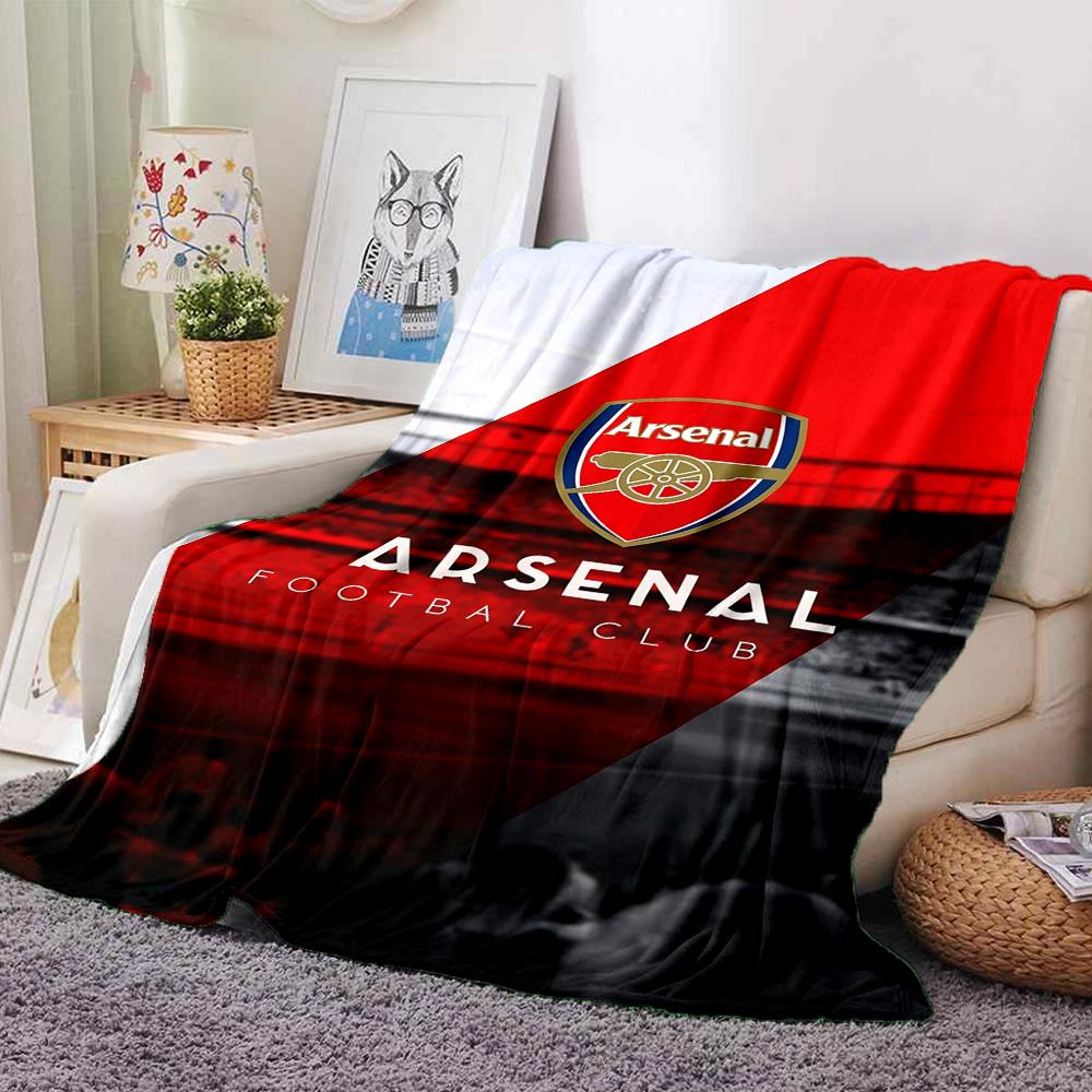 Arsenal Spieler Jubel Decken Flanell Bedruckt Atmungsaktiv Warm Überwurfdecke für Zuhause Büro Bettwäsche 0708a30