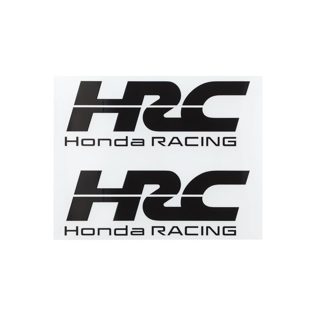 HRC (Honda Racing) Official Sticker Weatherproof Transfer Black L Size