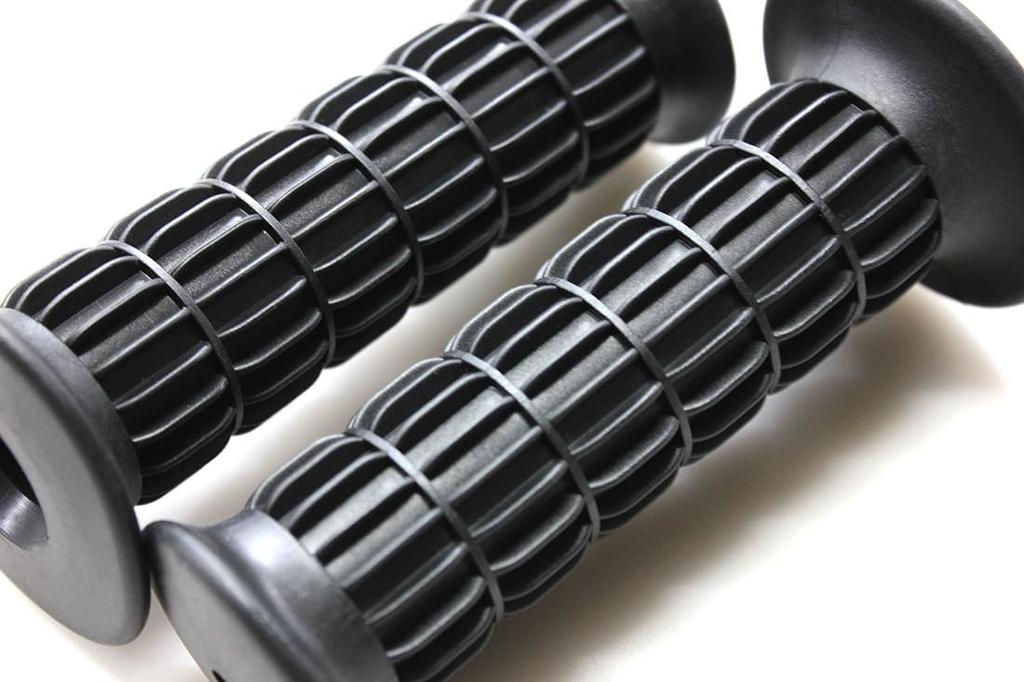 Z2 Grip 22.2mm Black Left & Right Non-Piercing Rubber Motorcycle