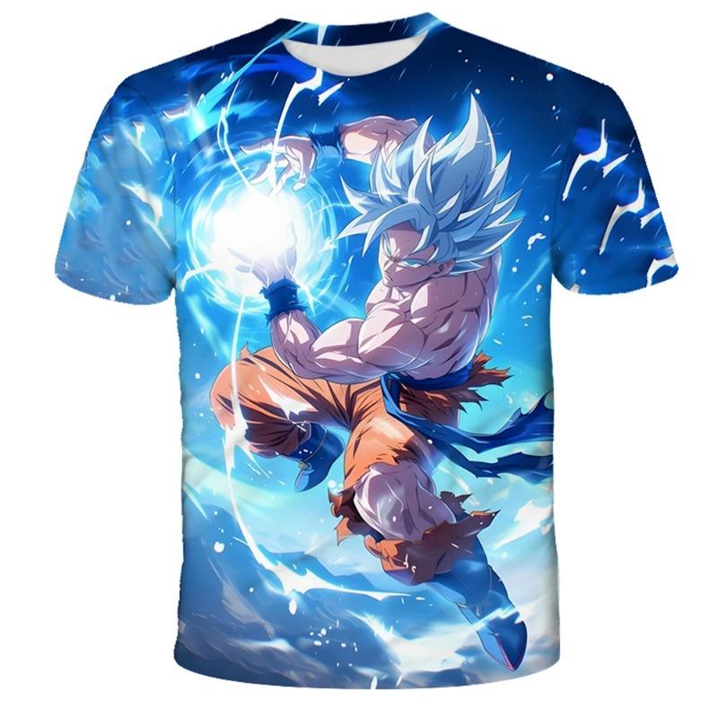 Japanese Anime Dragon Ball Z All Characters 3D Quick Dry T-Shirt For Men Women Kids Summer Sports Anime Tee Streetwear