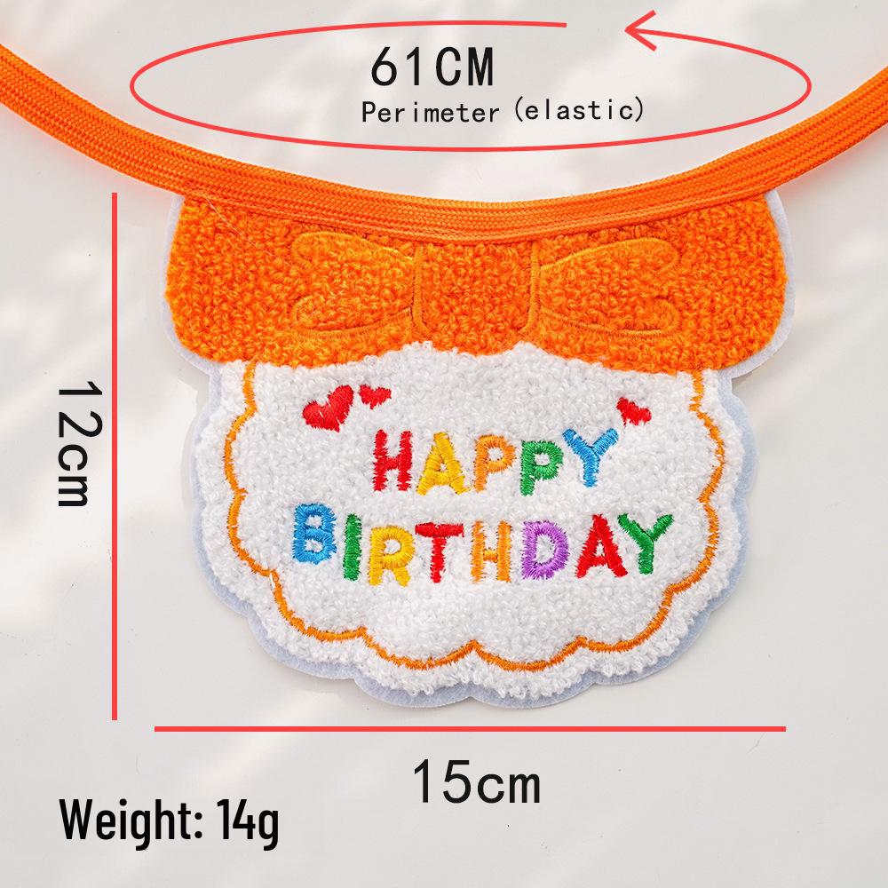 Pet Birthday Dress-Up Bib & Hat Set
