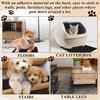 9 Pcs Dog Nail File Scratcher Self-Adhesive Replacement Sandpaper for Dog Scratch Pad Nail Files for Pet Manicure & Pedicure, Litter Box, Furniture