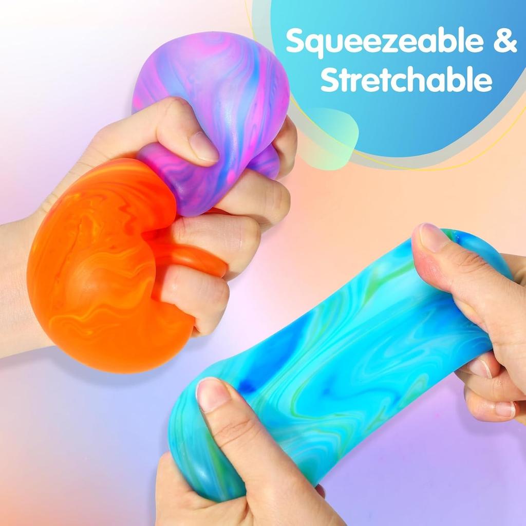 Cubo antistress Squishy Toys Fidget Squeeze Square per bambini e adulti, zucchero di malto a lenta risalita, giocattolo sensoriale per alleviare ansia, stress e ADHD
