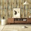 Distressed Wood Wallpaper Self-Adhesive Vinyl Peel and Stick Contact Paper Wood Wall Paper Shelf Home Decoration Kitchen Counter