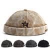 Four Seasons Cotton Solid Docker Cap Brimless Hat Beanie Hats Landlord Sailor Cap Men and Women