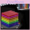 216 Kolorowe Kulki Magnetyczne 5mm Zabawka Edukacyjna Puzzle Magnesy