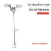 1.5-3mm Steel Cable Safety Rope with Zinc Head and Hanging Bracket for Lighting and Signage