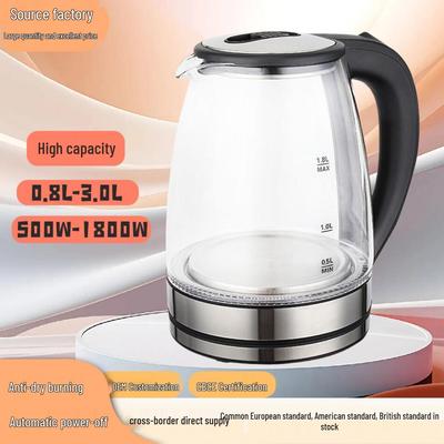 Large Capacity Electric Kettle with Fast Boiling and Integrated Insulation for Home and Dorm Use
