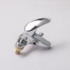 Dual-Use Copper Faucet with Dual Handles and Shower Head for Hot and Cold Basin
