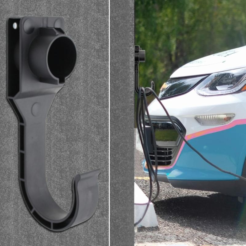 EV-Ladegerät Halter Düse Holster Dock Haken Organizer Kabelhalter Wandmontiert Verbinder Halterung für Typ 1 Typ 2 J1772