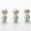 Snowman Bead Garland Exquisite Adorable Wood Rustic White Christmas Snowman Bead for Home Decor