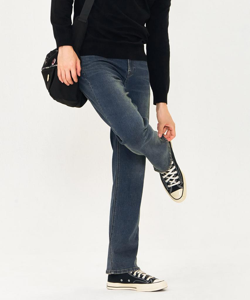CHASECULT Men'S D-Tone In-Banding Straight Denim Pants - Navy
