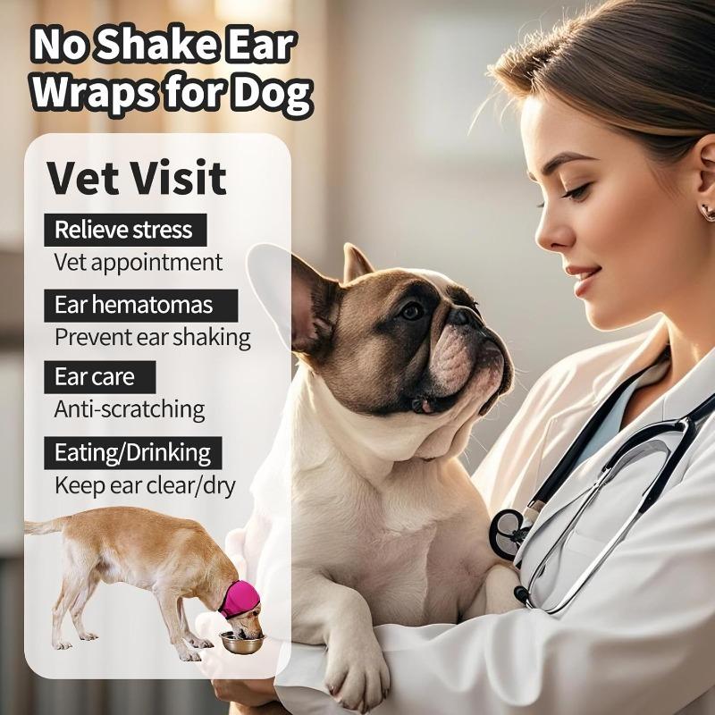 Beauty Waterproof Dog Earmuffs Adjustable Anti Anxiety Ear Protection Device Noise Reducing Pet Earmuffs for Bathing Rain Fireworks and Thunderstorms