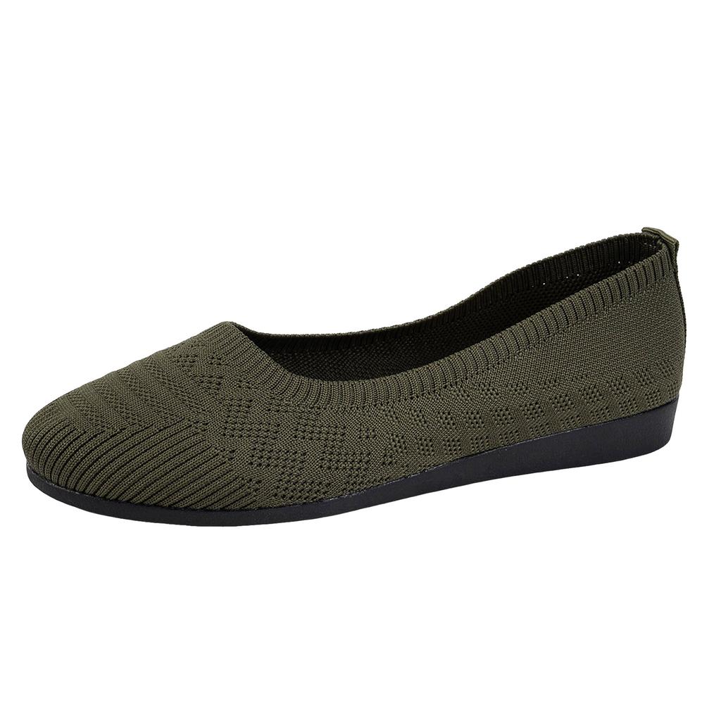 Casual Tennis Shoes For Women Women'S Solid Color Thin Soled Slip Low Cut Flat Shoes Fashionable Fabric Upper TêNis Feminino