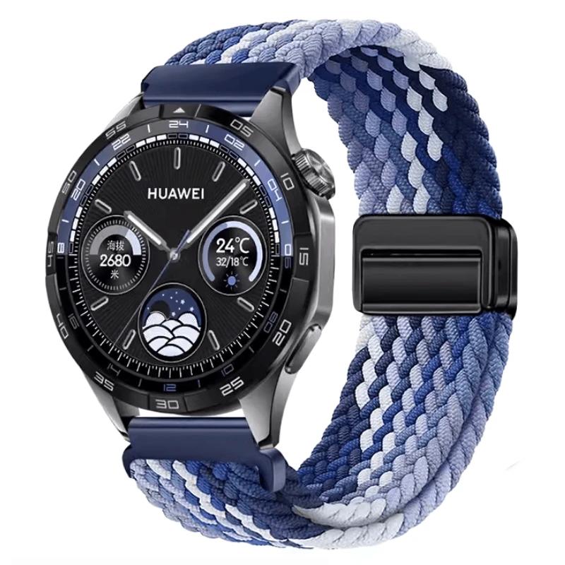 Nylon Band for Huawei Watch 5/GT5 Pro/GT5/4/3 46mm Sport Wristband for Amazfit Balance 2 1/Bip 6 5/GTR 47mm/GTS 4/Active 2 Strap
