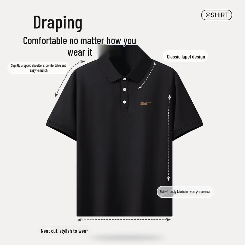 Mark Fairwhale Men's Cooling Anti-Bacterial Polo T-Shirt