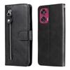 For Motorola Edge 50 Fusion 5G Case Zipper Wallet Calf Texture PU Leather Phone Cover