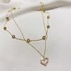 Women's Love Double-layer Clavicle Necklace, Minimalist Ins Style, Unique Influencer Trending Neck Chain
