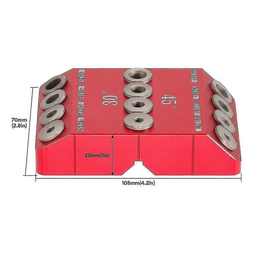 30/45/90 Angle Drill Hole Guide Jig For Angled And Straight Hole,cable Railing Screw Drilling Temp,hw