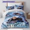 Final Fantasy Pattern Bedding Quilt Set Quilt Cover Pillowcase Home Decoration Gift (1 * duvet cover + 2 * pillowcase, without core)