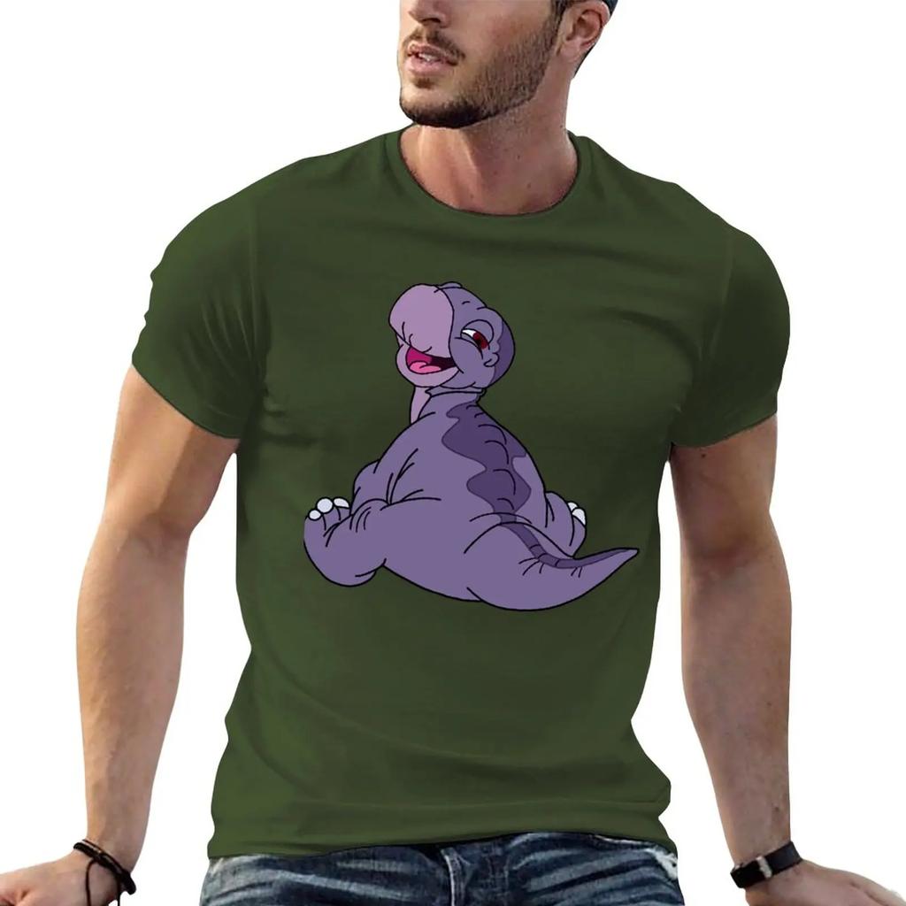 Neues Baby Littlefoot Land Before Time T-Shirt schnelltrocknendes T-Shirt Sommeroberteil Herren weiße T-Shirts