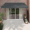 VidaXL Automatic Retractable Awning Anthracite 3.5x2.5 M 3154512