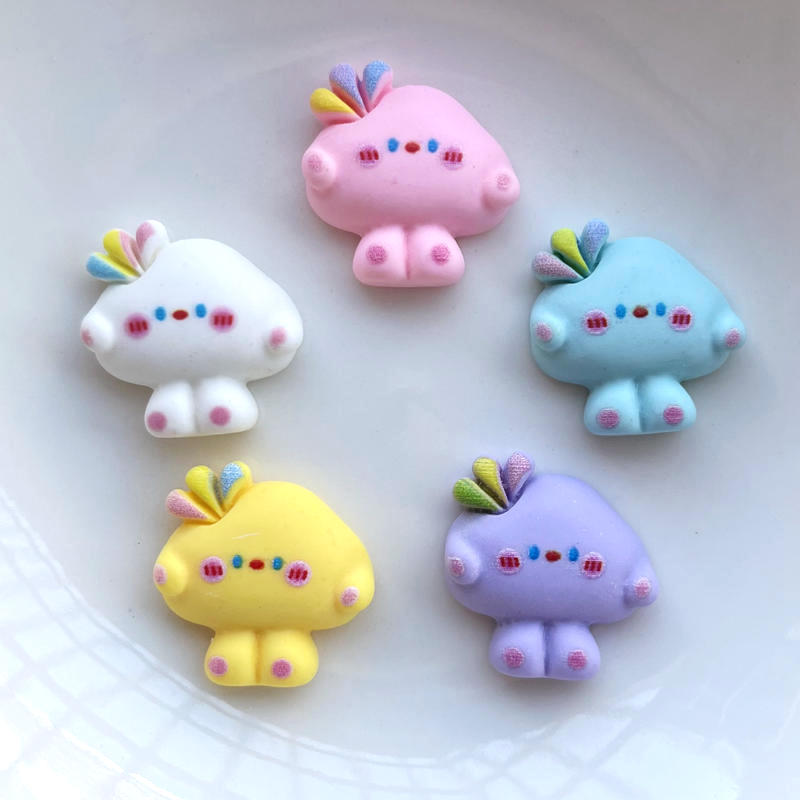 

10 шт., милые смоляные животные, мультяшные кабошоны с плоской спинкой, альбом для вырезок, кавайные украшения «сделай сам», аксессуары