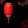 Chinese Retro Red Lantern Festival Printing Landscape Decorative Lanterns Outdoor Waterproof Sunscreen PVC New Year Lanterns
