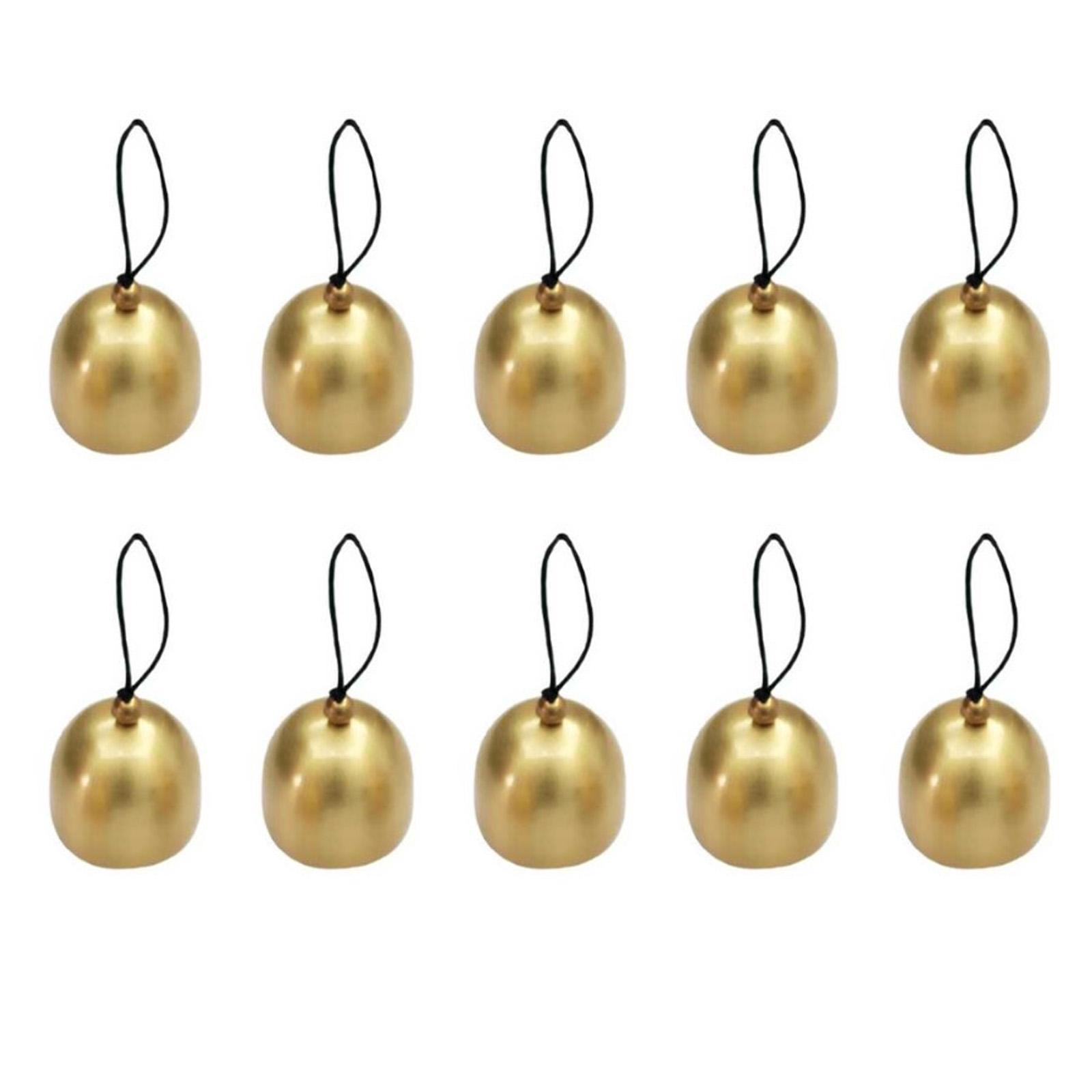 

10pc Christmas Metal Small Pure Copper Bell Tree Pendant Decoration Xmas Party Wind Chimes Diy Material Crafts Accessories NEW Other