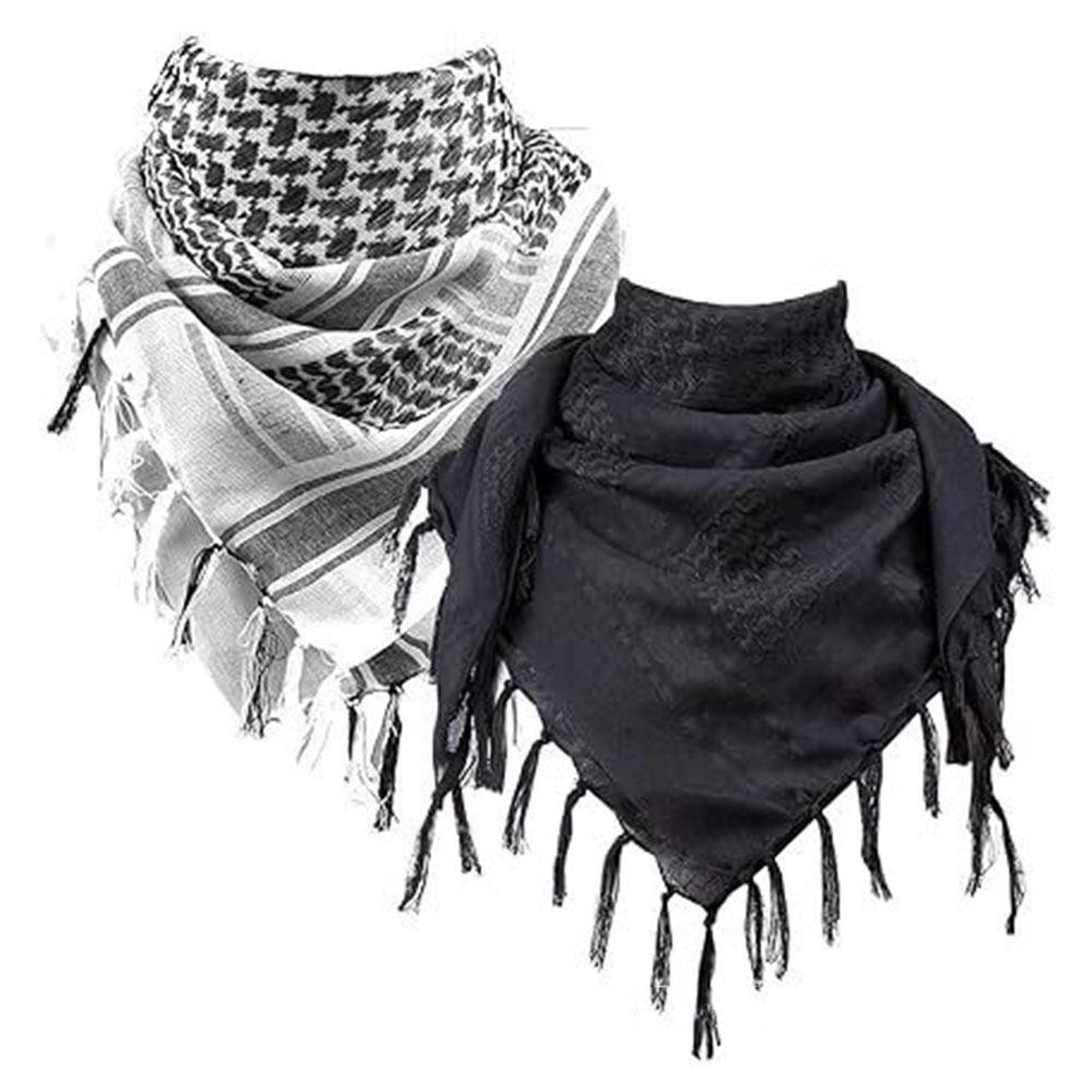 Tactical Desert Arab Scarf Keffiyeh Shemagh Skull Camo Army Military Shawl Neck Cover Head Wrap For Outdoor Hunting Hiking