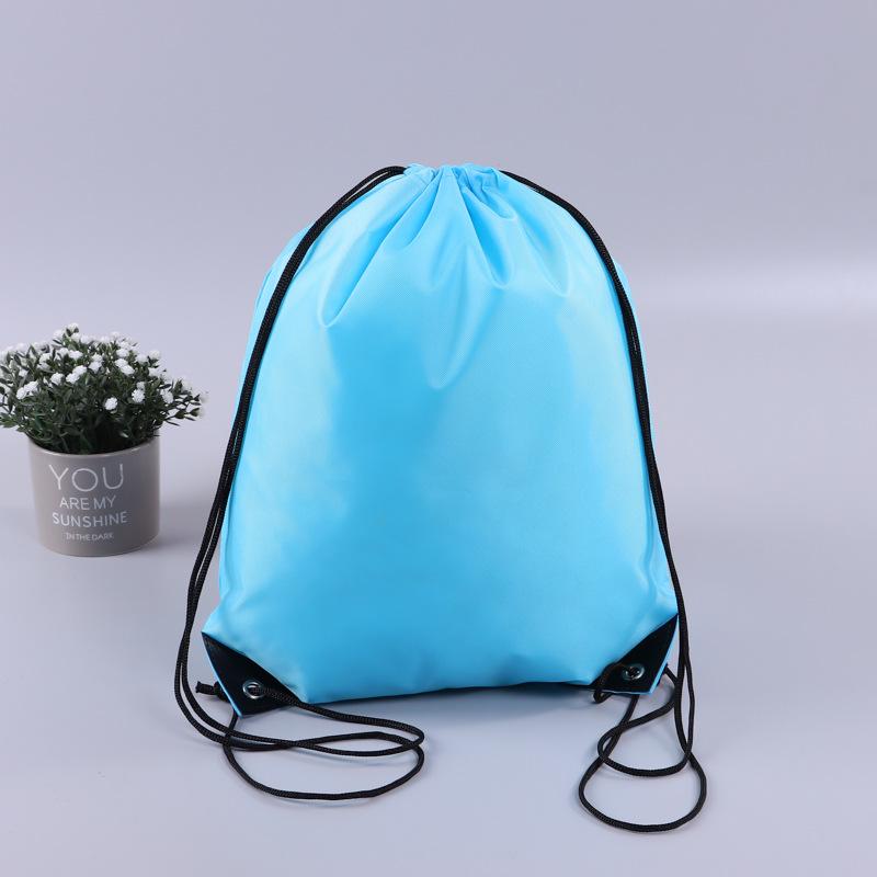 Custom Logo Polyester Drawstring Backpack for Marathon
