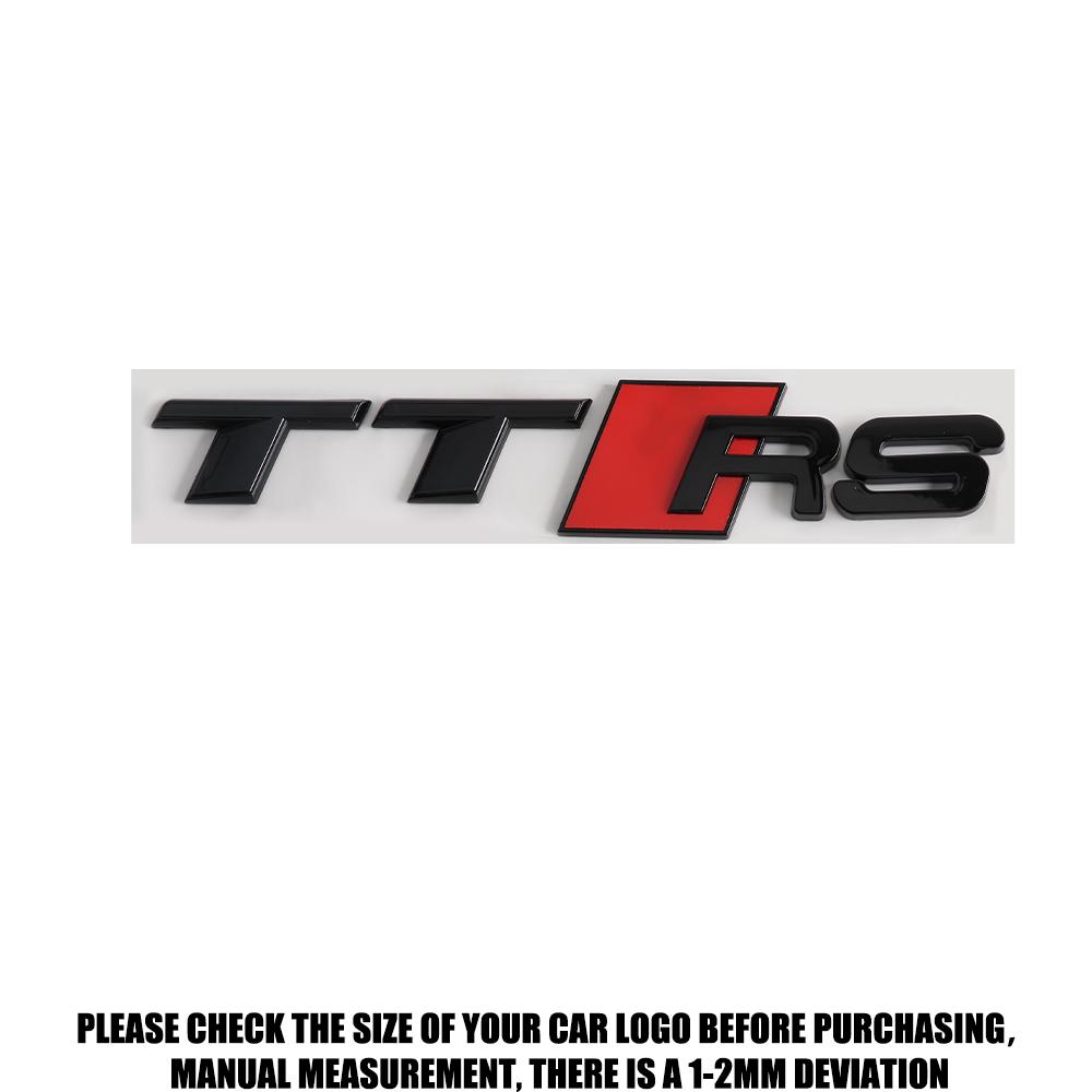 3D ABS TTS TTRS Emblem Car Body Rear Trunk Sticker Decoration Accessorie For S TT RS Sline A3 A4 A5 A6 B9 B8 8P 8V B6 C7 Q5