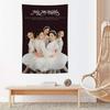 Kpop Band Rred Velvet Tapestry Microfiber Wall Hanging For Bedroom Living Room Decor Outdoor Festival Garden Bar Background